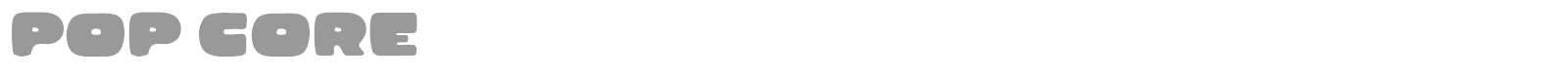 Pop Core font preview